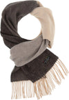 Sustainability Edition Block Twill Recycled Scarf: After dark