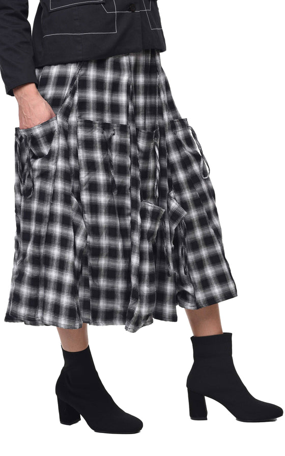 Alexus Skirt in Blake Plaid