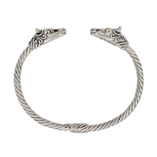  Horse Head Sterling Silver Cuff Bracelet