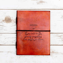  Buddha If You Want To Fly Quote Leather Journal - 8x6