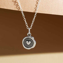  Wax Seal Heart Necklace