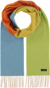 Sustainability Edition Block Twill Recycled Scarf: After dark