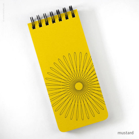 Small Spiral Notepad With Hypotrochoid