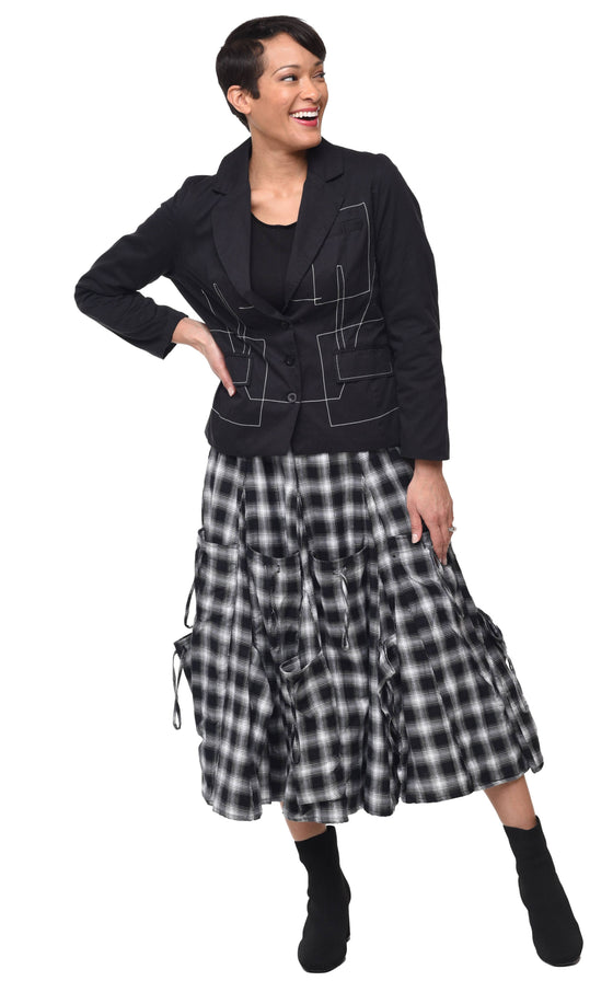 Alexus Skirt in Blake Plaid