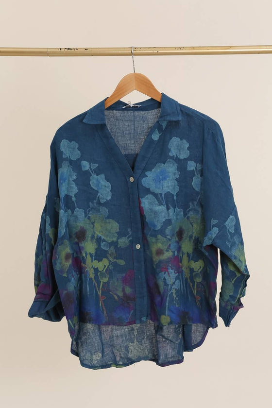 Floral Linen Shirt