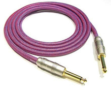  Guitar Accessory Stadium 10ft Instrument 20AWG 1/4" Cable - Woven Purple