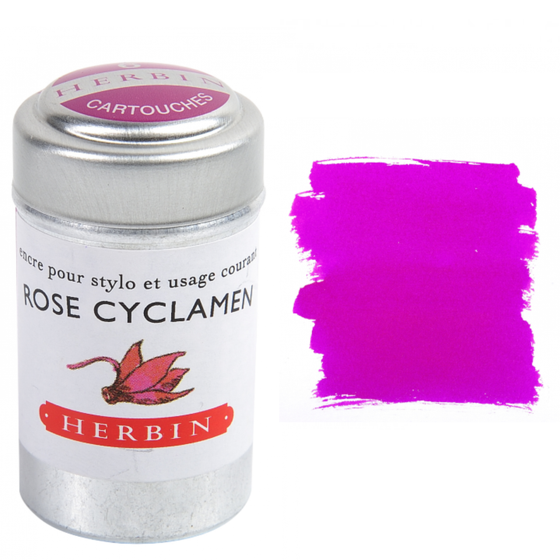 Herbin Fountain Pen Ink Cartridges - Tin of 6