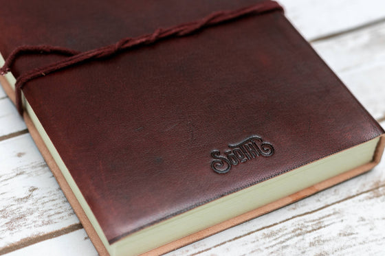 Buddha If You Want To Fly Quote Leather Journal - 8x6