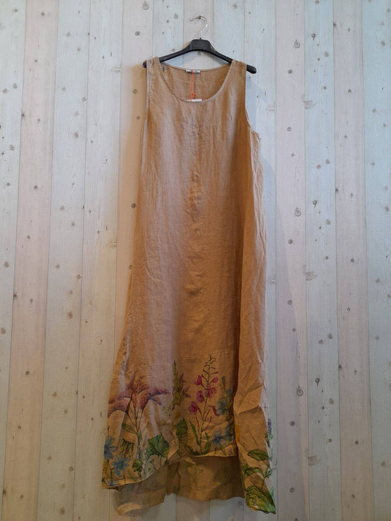 Sleeveless Linen Dress