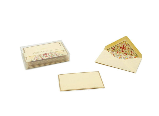 Florentine Stationery Mini Note Cards, Gift Enclosures