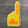 Sniff My Finger Vinyl Sticker