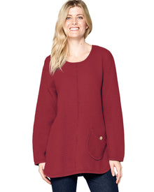  Feather Waffle Tunic in Plus Sizes