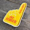 Sniff My Finger Vinyl Sticker