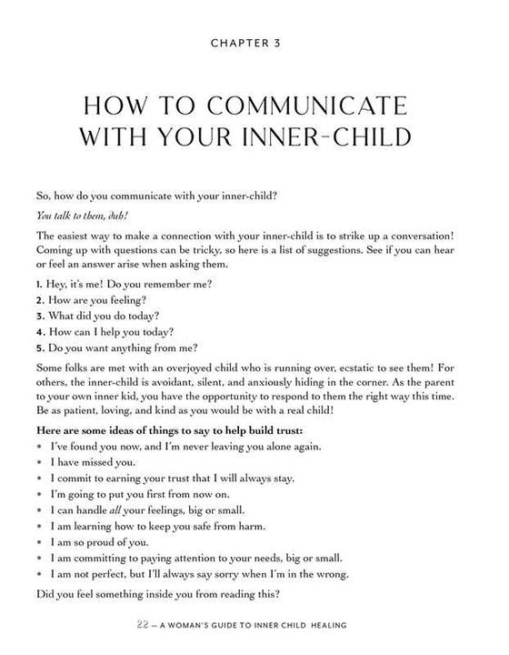 Woman's Guide to Inner Child Healing by Gloria  Zhang