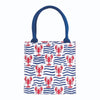 LOBSTER WAVES Itsy Bitsy Reusable Gift Bag Tote