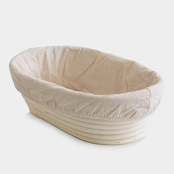 Oval Proofing Basket and Liner