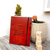 Buddha If You Want To Fly Quote Leather Journal - 8x6