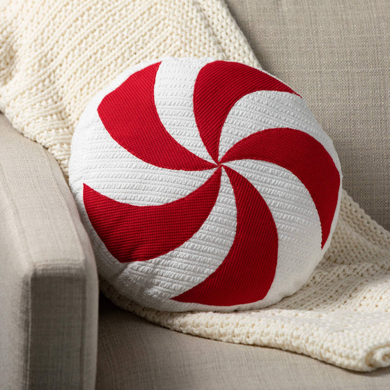 PEPPERMINT CANDY PILLOW