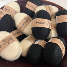  Felted Soap Black and White