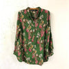 Katie Blouse Trumpet Green