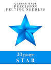 Precision Felting Needles 38 Gauge Star