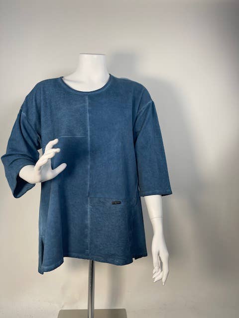 French Terry Tunic 3/4 Sleeve
