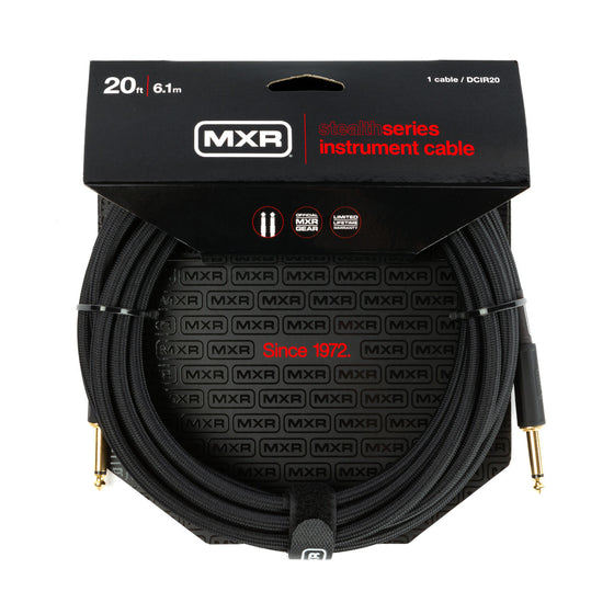 MXR® 20FT STEALTH SERIES INSTRUMENT CABLE