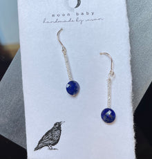  Lapis + Silver Earrings