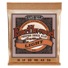  Guitar Accessory Acoustic Strings Ernie Ball Earthwood Phosphor Bronze Light 11-52