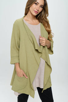  3/4 Sleeve Flyaway Cardigan