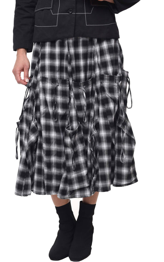 Alexus Skirt in Blake Plaid