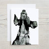 Francis Hound Dog Notecard