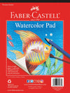 Watercolor Paint Paper Pad 9" x 12" Heavy-Duty 15 Pages