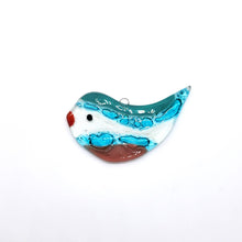  Fused Glass Bird Suncatcher