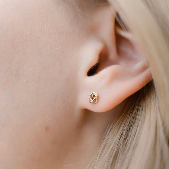 Knot Studs: Gold Filled