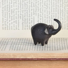  Botero Critter Elephant, Cast Iron - Brown