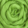 Merino Wool Top Roving, Kiwi Green, 1 ounce