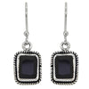 Black Onyx 925 Sterling Silver Dangle Earrings