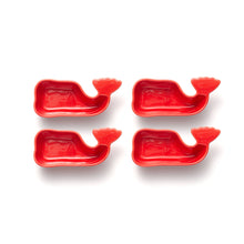  Nantucket Whale Condiment Cups, Red, Set of 4, 1.5-Ounce