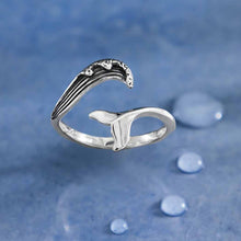  Wave and Whale Tail Ring