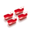 Nantucket Whale Condiment Cups, Red, Set of 4, 1.5-Ounce