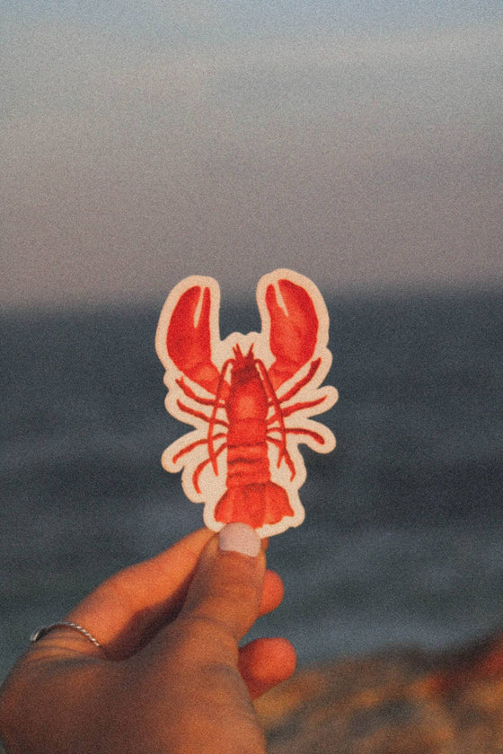 Red Maine Lobster | Nautical Watercolor Sticker