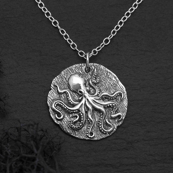 Octopus Charm Necklace