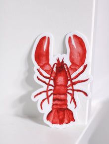  Red Maine Lobster | Nautical Watercolor Sticker