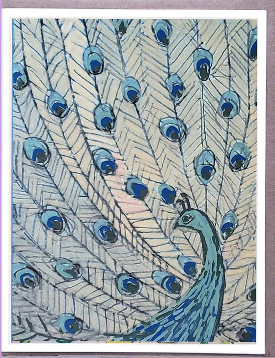 Blue Peacock