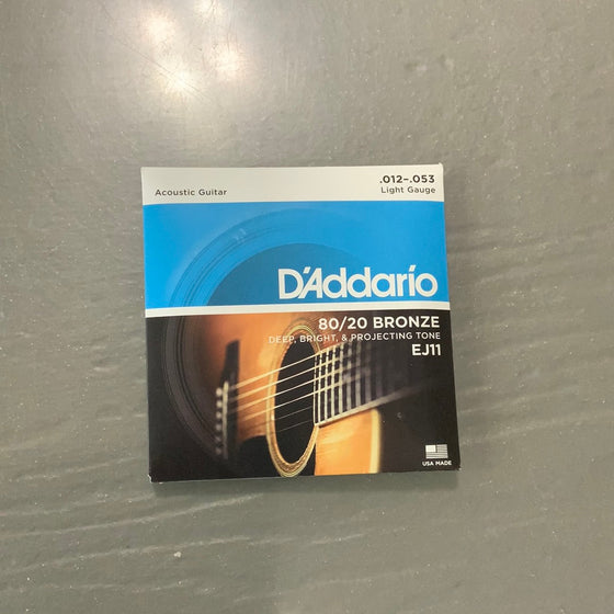 Guitar Accessory Acoustic Strings D’Addario Bronze Medium ECO-PACK