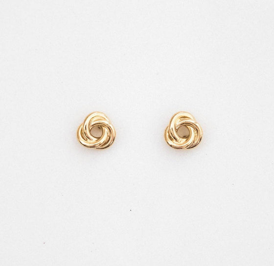 Knot Studs: Gold Filled