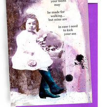  Boots Greeting Card