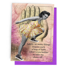  Leap of Faith Greeting Card