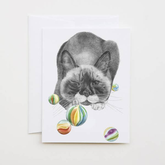 Brutus Bangor (Beefcake) Cat Note Card